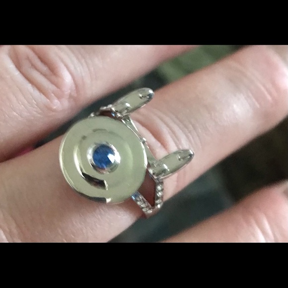 Starship Enterprise ring, 925 silver plated, 9 - Picture 3 of 5